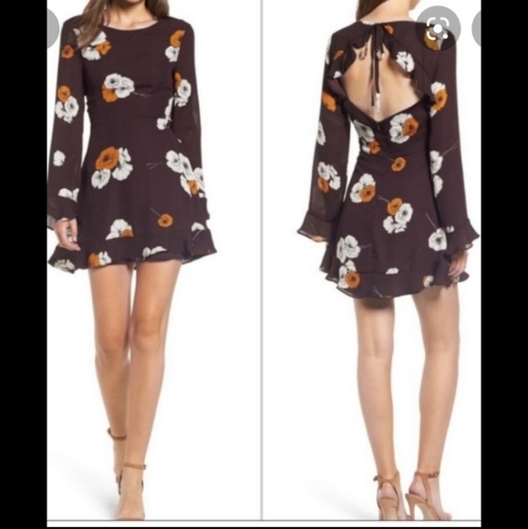 NWT Anthropologie cupcakes and cashmere Aubergine Leena Dress - Picture 2 of 7